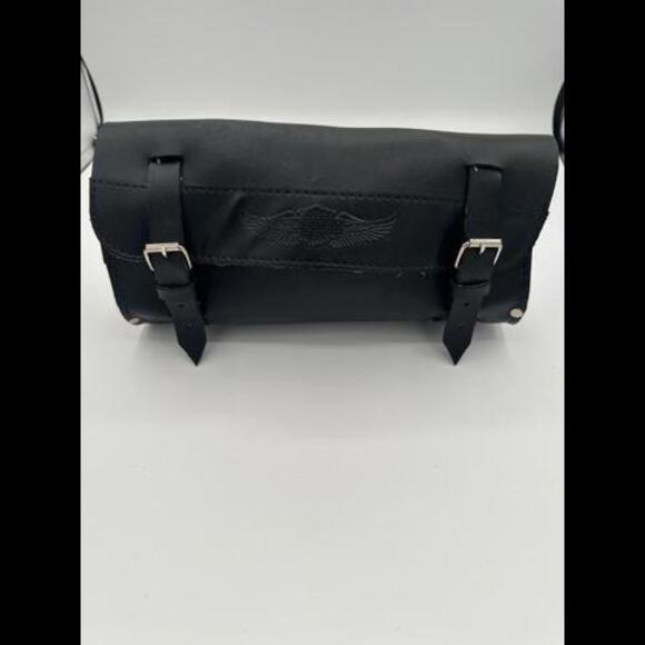EUC Harley-Davidson Leather Handlebar Saddle Bag - Picture 1 of 4